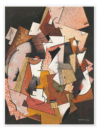 Billede Composition made from newspaper, 1918 - Georges Valmier