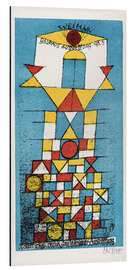 Alubild Ausstellung "Der Erhabene Mensch" im Bauhaus, 1923 - Paul Klee