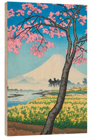 Holzbild Der Fluss Banyu im Frühling, 1938 - Koitsu Tsuchiya