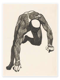 Poster Anatomische Untersuchung der Hals-, Arm- und Beinmuskulatur - Jan Stolker