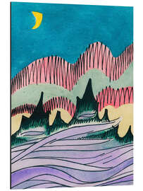 Print på aluminium Evening fog, 1921 - Karl Wiener