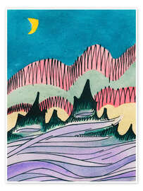 Poster Evening fog, 1921 - Karl Wiener