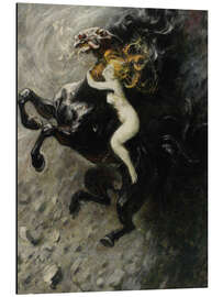 Print på aluminium Frenzy, sketch, 1893 - Wladyslaw Podkowinski