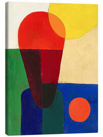 Tableau sur toile Highly abstracted half-figure, 1920 - Franz Wilhelm Seiwert