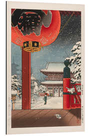 Aluminium print Winter Snow at Asakusa Kannon Temple, 1938 - Koitsu Tsuchiya