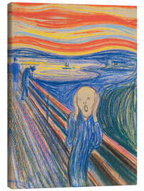 Quadro em tela The Scream, 1895 - Edvard Munch
