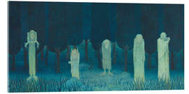 Acrylic print Five Ghouls - Herbert Crowley