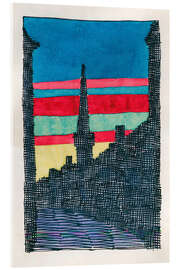 Acrylic print Evening, 1921 - Karl Wiener