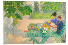 Acrylglasbild Urlaubslektüre, 1916 - Carl Larsson