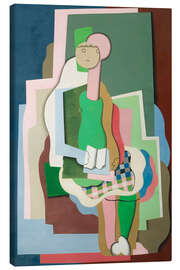 Lærredsbillede Seated Girl, 1926 - Georges Valmier