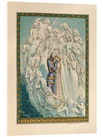 Acrylic print Péléas et Mélisande - Carlos Schwabe