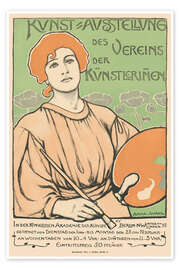 Poster Ausstellung des Vereins der Künstlerinnen Berlin - Anna von Wahl