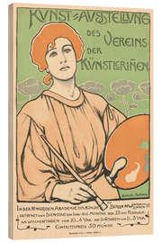 Holzbild Ausstellung des Vereins der Künstlerinnen Berlin - Anna von Wahl