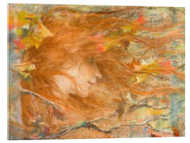 Acrylic print The Gust - Lucien Levy-Dhurmer