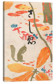 Tableau sur toile Book illustration with squirrel - Goyo Hashiguchi