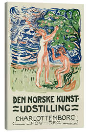 Canvas print Den Norske Kunstudstilling, Charlottenborg 1915 - Edvard Munch