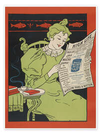 Poster Hochwertiger Java- und Mokka-Kaffee