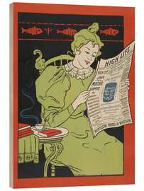 Holzbild Hochwertiger Java- und Mokka-Kaffee