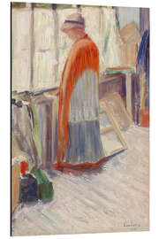 Print på aluminium In the studio, 1910 - Hugo Simberg