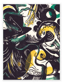 Wall art print Creation Story II, 1914 - Franz Marc