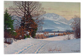 Acrylic print A Sunny Winter Day - Fritz Müller-Landeck