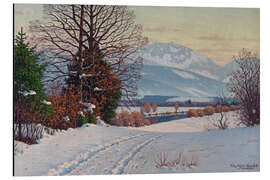 Print på aluminium A Sunny Winter Day - Fritz Müller-Landeck