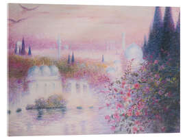 Acrylic print Les Roses d’Ispahan - Lucien Levy-Dhurmer