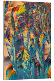 Aluminium print Crystal World - Rainbow crystals of Beta Alanine - Jaroslaw Blaminsky