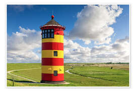 Wandbild Pilsumer Leuchtturm, Ostfriesland - Christian Müringer