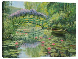 Leinwandbild Monets Garten in Giverny - Paul Simmons