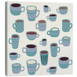 Leinwandbild Kaffeetassen