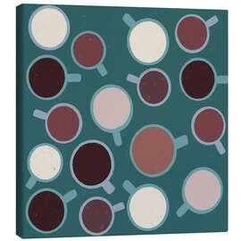 Leinwandbild Tassen Kaffee - Nic Squirrell