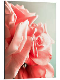 Print på aluminium Pink Kiss II - Angelo Cerantola