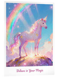 Acrylglasbild Believe In Your Magic - Softlight Boutique