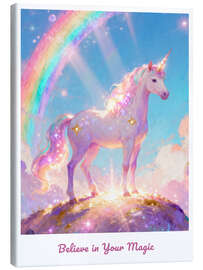 Leinwandbild Believe In Your Magic - Softlight Boutique