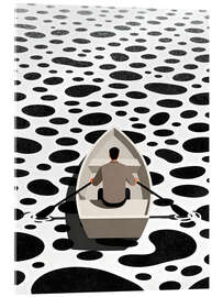 Acrylglasbild Punktemeer - Softlight Boutique