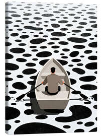 Leinwandbild Punktemeer - Softlight Boutique