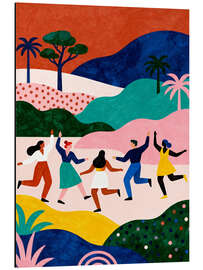 Print på aluminium Dancing in nature - Softlight Boutique