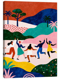 Lærredsbillede Dancing in nature - Softlight Boutique