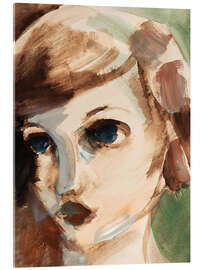 Acrylglasbild Porträt eines Mädchens