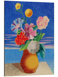 Print på aluminium The Blooms - Heinrich Hoerle