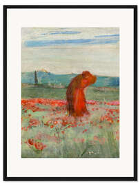 Framed art print A Kiss Among the Poppies