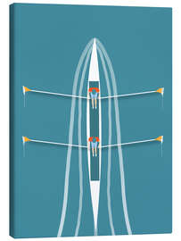 Leinwandbild Auf dem stillen Blau - Layla Oz