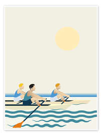 Wandbild Ruderklub - Layla Oz