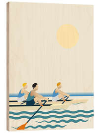 Holzbild Ruderklub - Layla Oz