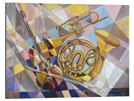 Print på aluminium Music ensemble - Iuliia Kotenko