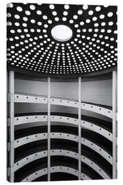 Tableau sur toile Hamburg architecture: Geometry in the Rödingsmarkt Parkhaus - Nils Steiner