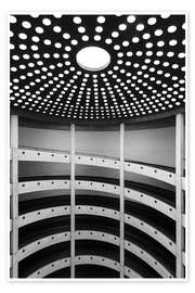 Wall art print Hamburg architecture: Geometry in the Rödingsmarkt Parkhaus - Nils Steiner