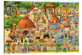 Print på aluminium A day at the zoo - Marion Krätschmer