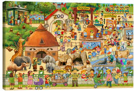Canvas print A day at the zoo - Marion Krätschmer